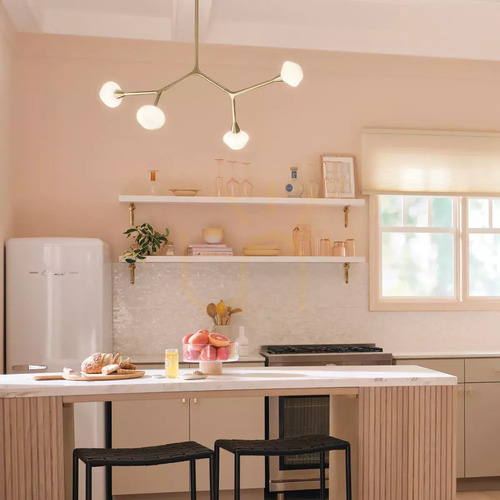 Verifica Lustră pentru insulă Cassius – 4 surse de lumină – Champagne Bronze, Elstead