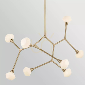 Lustră pentru insulă Cassius – 8 surse de lumină – Champagne Bronze, Elstead small 1