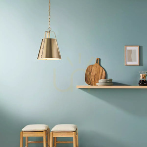 Lampă suspendată mare Etcher – 2 surse de lumină – bronz șampanie Elstead small 4