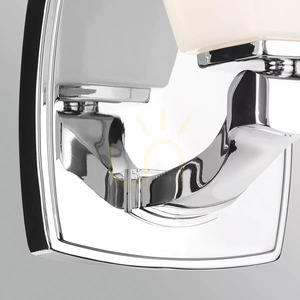 Aplică Marant – 1 sursă de lumină – crom lustruit – abajur opal Elstead small 4