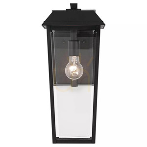 Aplică de perete Mathus, dimensiune medie – 1 sursă de lumină – Negru Elstead small 1