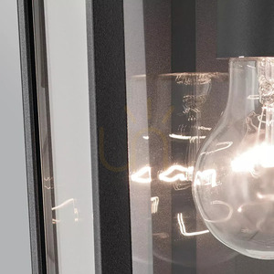 Aplică de perete Mathus, dimensiune medie – 1 sursă de lumină – Negru Elstead small 5