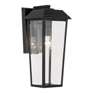 Aplică de perete Mathus, dimensiune medie – 1 sursă de lumină – Negru Elstead small 0