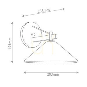Aplică mică de perete Ripley – 1 sursă de lumină – Elstead, bronz antic 8 Aplică mică de perete Ripley – 1 sursă de lumină – Elstead, bronz antic small 8