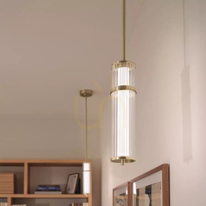 Lampa suspendată cu LED-uri Riven – Champagne Bronze de la Elstead 5 Lampa suspendată cu LED-uri Riven – Champagne Bronze de la Elstead small 5