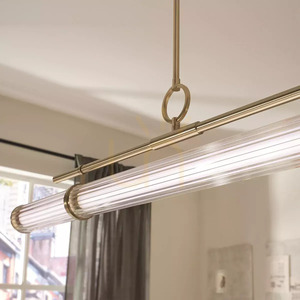 Lampă LED pentru insulă Riven – bronz șampanie Elstead small 5