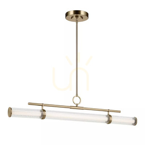 Lampă LED pentru insulă Riven – bronz șampanie Elstead small 0