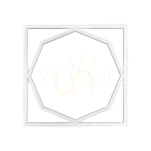 Verifica Panou LED încastrat V-TAC VT-6172 Octagon 595x595 mm 72W 6500K