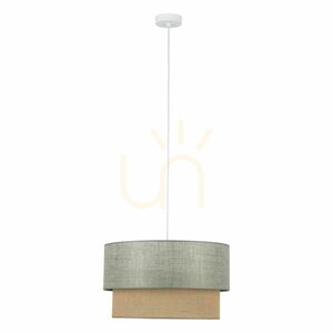 Lampă suspendată TK-Lighting DUO 10900 cu iută, verde-maro, 45 cm, 1×E27 small 9