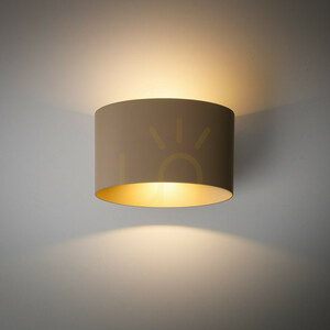 Aplică de perete cu LED Verto Beige IP54 small 1