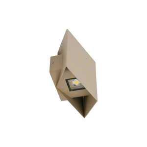 Aplică de perete LED Cube Beige IP54 small 3