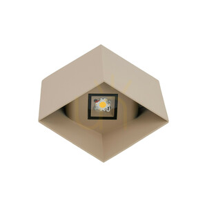 Aplică de perete LED Cube Beige IP54 small 4