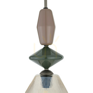 Lampă suspendată ZEN New Brown Fuso Cognac 1xE14 small 2