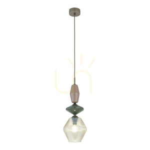 Lampă suspendată ZEN New Brown Fuso Cognac 1xE14 small 5