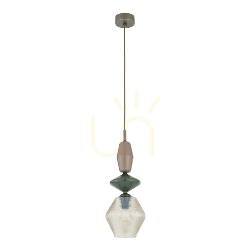 Verifica Lampa suspendată Zen New Brown Fuso Cognac 1 Xe14