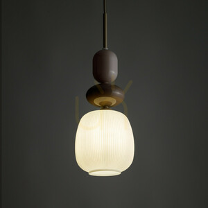 Lampa suspendată Zen Sabia Botti albă, 1 XE14 small 1
