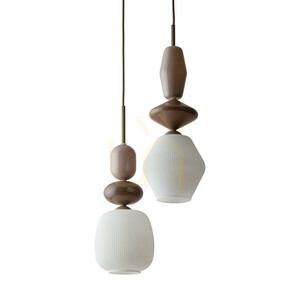 Lampa suspendată Zen Sabia Botti albă, 1 XE14 small 9