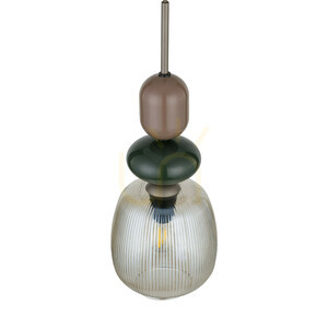 Lampa suspendată Zen New Brown Botti Cognac 1 Xe14 small 3