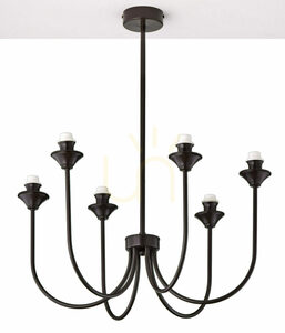 Candelabru Jupiter TILIA 2165 – maro închis, 6 × E14 small 8