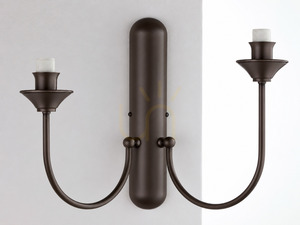 Aplică Jupiter TILIA 2166 – maro închis, 2 × E14 small 4