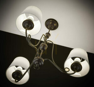 Candelabru Jupiter ARKADA 2188, negru, 3 × E27 small 3