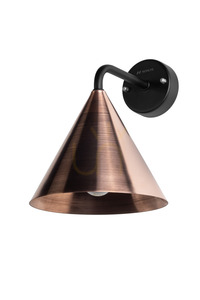 Aplică de exterior NORLYS Sigrid 235CO E27, cupru, cu bec LED și senzor small 0