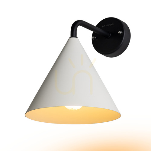 Verifica Aplică de exterior NORLYS Sigrid 235WH E27, alb, cu bec LED și senzor