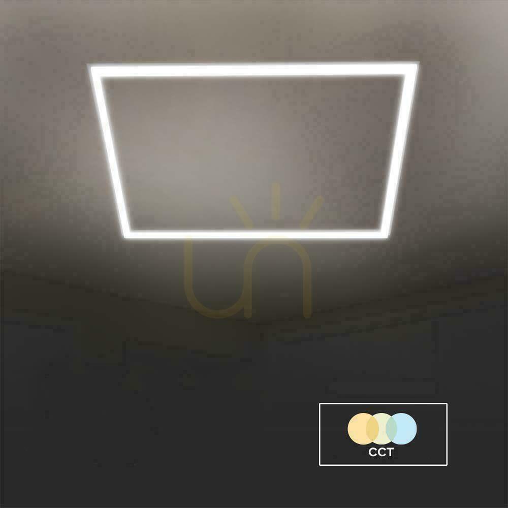 Verifica Panou LED V-TAC 45W 60x60, 48W, cip SAMSUNG, ramă LED, CCT, driver LIFUD VT-6448CCT, 4800 lm Panou LED V-TAC 45W 60x60, 48W, cip SAMSUNG, ramă LED, CCT, driver LIFUD VT-6448CCT, 4800 lm