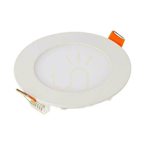Verifica V-TAC PRO SLIM 6W LED cu cip CREE, spot încastrat, rotund, 120x12 mm, CCT VT-607CCT, 480 lm, garanție de 6 ani