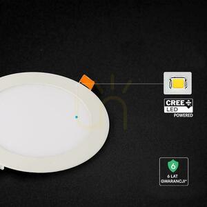 Panou LED încastrat V-TAC PRO VT-1207CCT rotund 170 mm 12 W 1150 lm 3000K/4000K/6500K alb small 1