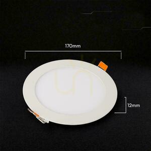 Panou LED încastrat V-TAC PRO VT-1207CCT rotund 170 mm 12 W 1150 lm 3000K/4000K/6500K alb small 3