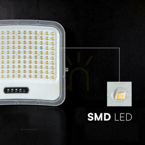 Proiector solar cu LED V-TAC de 25 W, cu telecomandă și temporizator automat, IP65, negru, CCT VT-305W 3000K-4500K-6500K, 2000 lm small 1