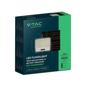 Proiector solar cu LED V-TAC de 25 W, cu telecomandă și temporizator automat, IP65, negru, CCT VT-305W 3000K-4500K-6500K, 2000 lm small 5