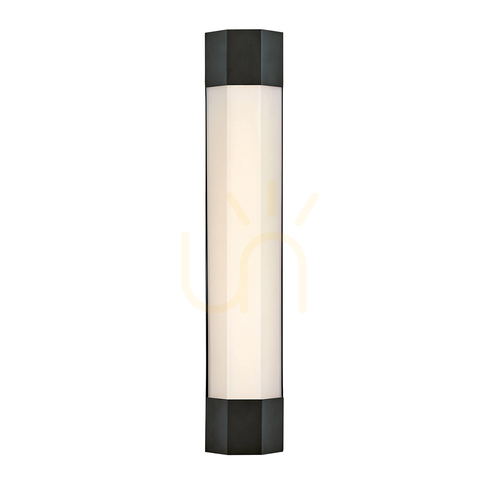 Verifica Aplică mare cu LED Facet 61 cm - negru mat Quintiesse