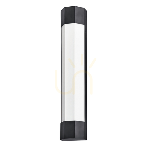 Verifica Aplică mare cu LED Facet 61 cm - negru mat Quintiesse