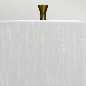 Lampă de masă Havering - ceramică turcoaz, abajur fildeș Quintiesse small 3