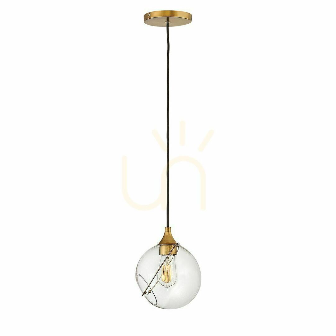 Lampă suspendată mică Skye 20 cm - alamă clasică Quintiesse