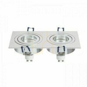 Spot încastrat PASADENA GU10 SQ II 2xGU10 aluminiu periat 230 V small 2