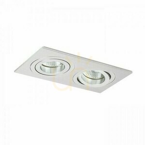 Spot încastrat PASADENA GU10 SQ II 2xGU10 aluminiu periat 230 V small 4