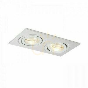 Spot încastrat PASADENA GU10 SQ II 2xGU10 aluminiu periat 230 V small 5