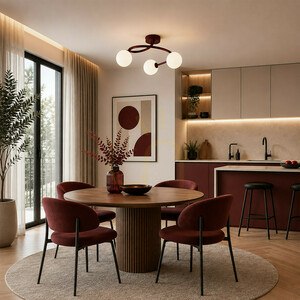 Lampa de tavan Ilsa Burgund 3 Xg9 small 1