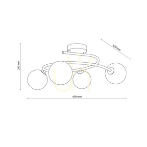 Lampa de tavan Ilsa Sabia 4 Xg9 small 8
