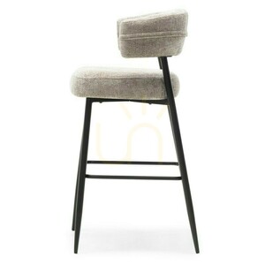 Set de 2 scaune de bar OSARIO de culoare bej, cu picioare negre; cantitate minimă de comandă: 2 bucăți – Nova Nook small 5
