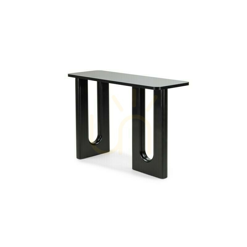 Afişa Birou/consolă RICHI de 120 cm, negru, cu arcade Nova Nook Birou/consolă RICHI de 120 cm, negru, cu arcade Nova Nook