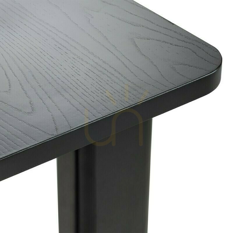 Spectacol Birou/consolă RICHI de 120 cm, negru, cu arcade Nova Nook Birou/consolă RICHI de 120 cm, negru, cu arcade Nova Nook