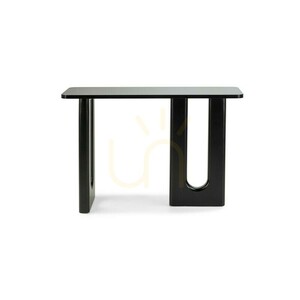 Birou/consolă RICHI de 120 cm, negru, cu arcade Nova Nook 0 Birou/consolă RICHI de 120 cm, negru, cu arcade Nova Nook small 0