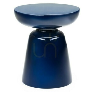 Măsuță auxiliară OGAN, 40 cm, albastru cobalt, lucioasă, Nova Nook small 0