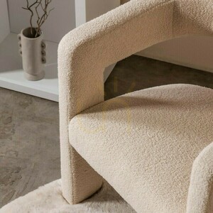 Fotoliu LAUREN, țesătură bouclé, bej Nova Nook 5 Fotoliu LAUREN, țesătură bouclé, bej Nova Nook small 5