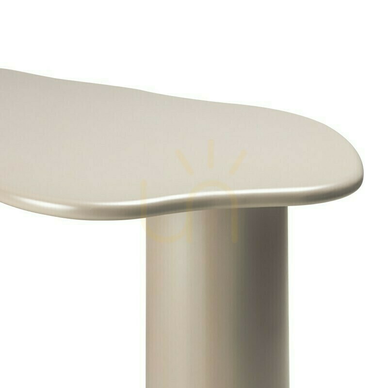 Spectacol Masă de sufragerie LUXE de 160 cm, bej închis, cu forme rotunjite, de la Nova Nook Masă de sufragerie LUXE de 160 cm, bej închis, cu forme rotunjite, de la Nova Nook