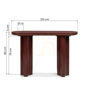 Birou/consolă HALO de 120 cm, maro-burgund, lucios, Nova Nook 4 Birou/consolă HALO de 120 cm, maro-burgund, lucios, Nova Nook small 4